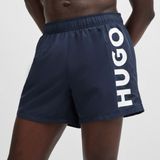 HUGO - Strandkleding - Marineblauw - Gerecycled Polyester