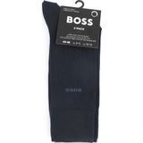 Hugo Boss - Effen Sokken - Donkerblauw - 2-Pack - Katoenmix