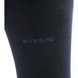 Hugo Boss - Effen Sokken - Donkerblauw - 2-Pack - Katoenmix