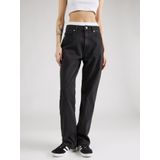 Hugo Boss - Donna Jeans - Zwart - Denim - Rechte Pijpen - Vijfzakkenmodel