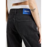 Hugo Boss - Donna Jeans - Zwart - Denim - Rechte Pijpen - Vijfzakkenmodel
