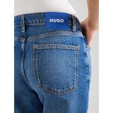 HUGO Womenswear - Mom Jeans - Medium Blauw - Stretchdenim - Hoge Taille