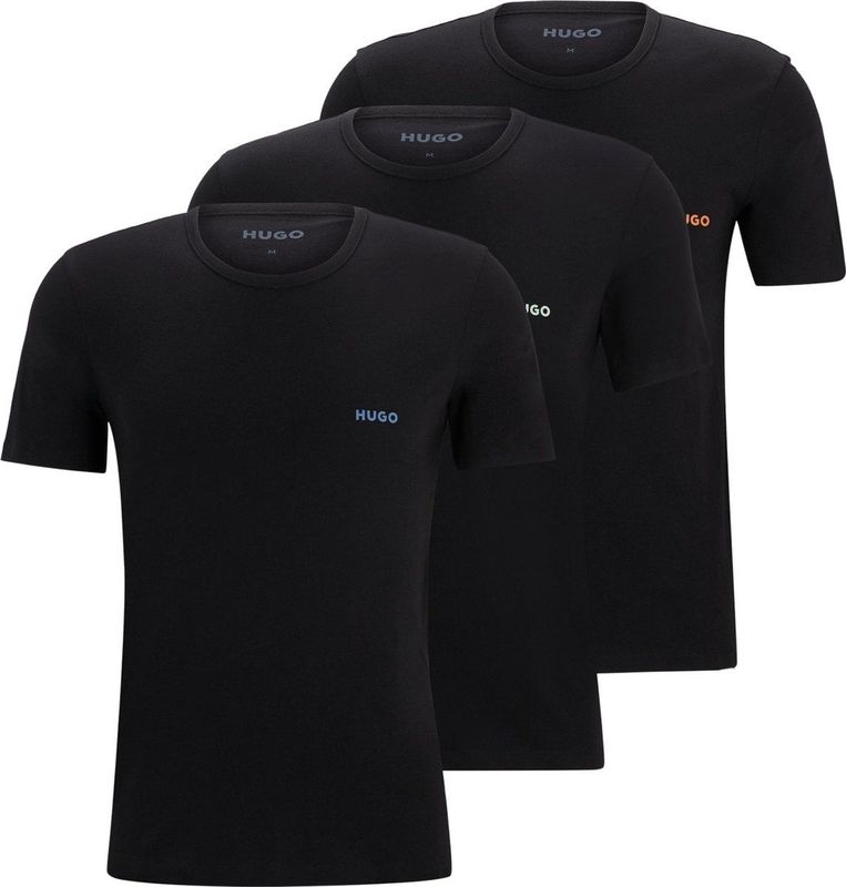 Boss Logoprint Crew Neck Shirts Heren (3-pack)
