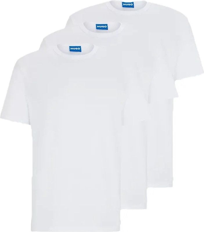 Hugo Blue3 Naolo T-shirt Met Korte Mouwen Wit L Man