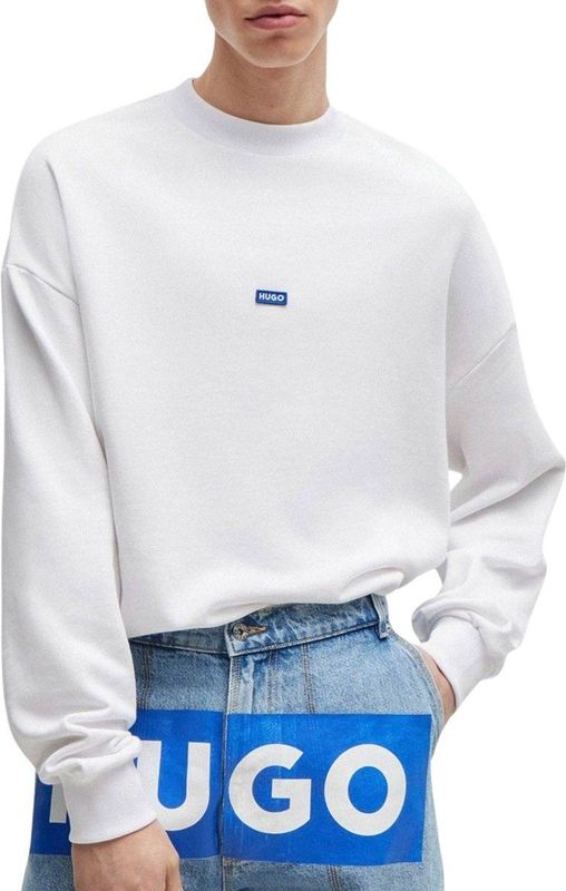 HUGO - Nedro 01 - Sweatshirt - Blauw - Katoen