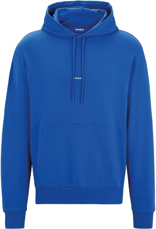 HUGO Trainingspak voor heren van NalonsoNap van katoenen terry met blauwe logo-labels, Open blue., L