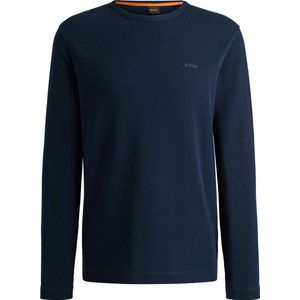 BOSS - Tempesto - Pullover - Donkerblauw - Katoen, Polyamide, Elasthaan