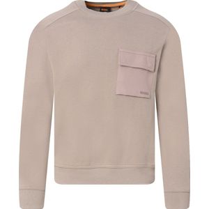BOSS Trui Pocket Cargo Lichtbruin - Maat M - Heren - Sweaters