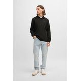 BOSS Petempestolong Long Sleeve Polo Zwart - Heren - Longsleeve polo