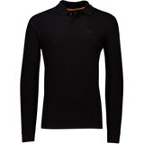 BOSS Petempestolong Long Sleeve Polo Zwart - Heren - Longsleeve polo