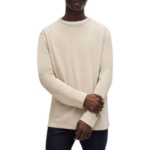 BOSS ORANGE Tempesto Truien & Vesten Heren Sweater Hoodie Vest Beige