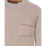 Hugo Boss - Sweatshirt - Beige - 100% Katoen
