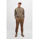 Hugo Boss - Sweatshirt - Beige - 100% Katoen