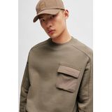 Hugo Boss - Sweatshirt - Beige - 100% Katoen