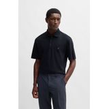 BOSS - Parris - Polo - Donkerblauw - Pique - Katoen