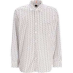 Overhemden - Katoen - Regular Fit - Lange Mouw - All-over Patroon