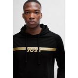 BOSS - Authentic Hoodie - Heren Lounge Trui - Zwart
