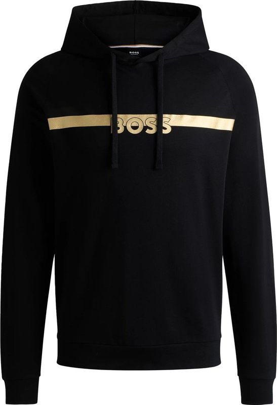 BOSS - Authentic Hoodie - Heren Lounge Trui - Zwart