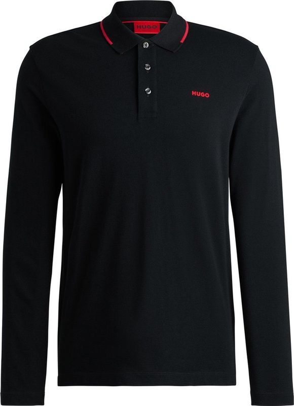 Hugo Derriko Longsleeve Polo Heren
