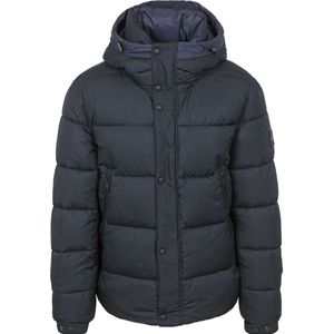 Regular-fit pufferjack van waterafstotend materiaal