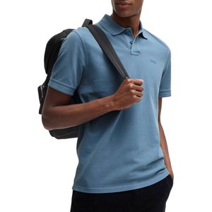 BOSS Prime Poloshirt voor heren, Blauw Open 472