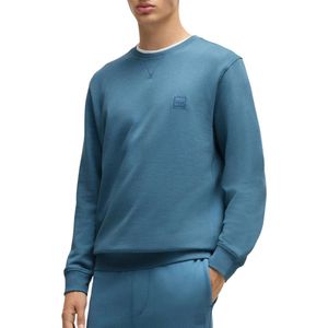 BOSS ORANGE Westart 10234591 02 Truien & Vesten Heren Sweater Hoodie Vest Blauw