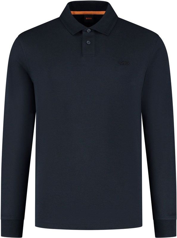 BOSS - Pe Interlock Long - T-shirt - Zwart - Katoen