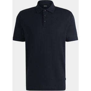 BOSS Black Polo korte mouw Blauw H-Press 57 10262957 01 50521106/404