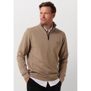 BOSS ORANGE Zetrust 10234591 01 Truien & Vesten Heren - Sweater - Hoodie - Vest- Taupe