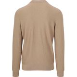 BOSS Trui Anion Taupe - Heren - Pullovers