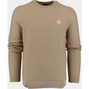 Boss Orange - Anion - Gebreide Trui - Bruin - Katoen Kasjmier