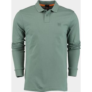 BOSS Orange - Passerby - Polo - Groen - Katoen/Elastaan