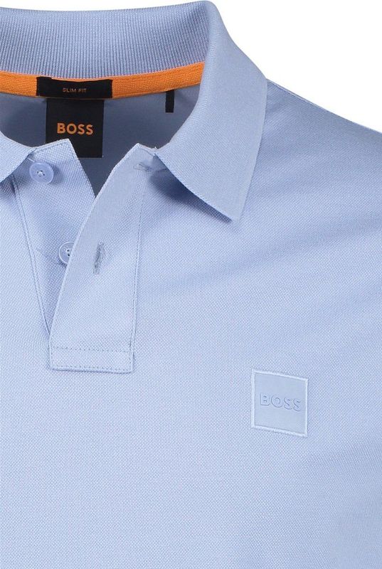 Hugo Boss poloshirt korte mouw lichtblauw