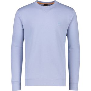 BOSS - Logo Sweater - Open Blue - Gebreide Boord - Lange Mouwen