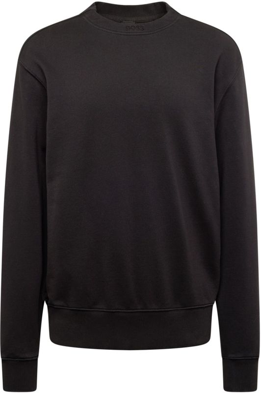 Hugo Boss - Longsleeve Trui - Zwart - 100% Katoen