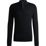 BOSS Orange - Avac_PL Pullover - Zwart - 60% Scheerwol, 40% Acryl