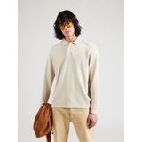 BOSS Petempestolong Long Sleeve Polo Beige - Heren - Longsleeve polo
