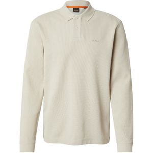 BOSS Petempestolong Long Sleeve Polo Beige - Heren - Longsleeve polo