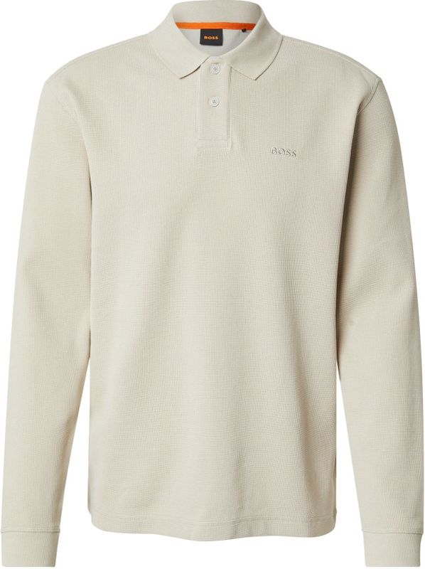 BOSS Petempestolong Long Sleeve Polo Beige - Heren - Longsleeve polo