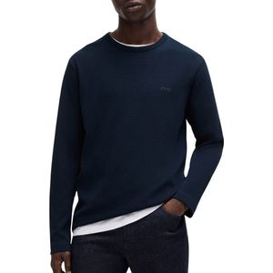 BOSS ORANGE Tempesto Truien & Vesten Heren Sweater Hoodie Vest Donkerblauw