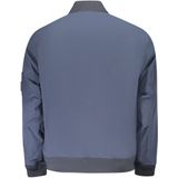 Hugo Boss Blauw Polyamide Jacket Met Luxe Logo