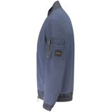 Hugo Boss Blauw Polyamide Jacket Met Luxe Logo