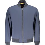 Hugo Boss Blauw Polyamide Jacket Met Luxe Logo