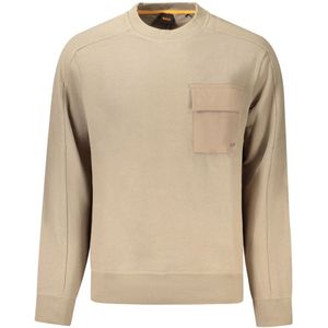 Hugo Boss - Sweatshirt - Beige - Katoen