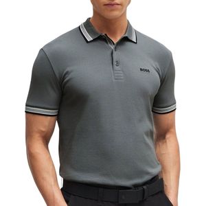 Hugo, Heren, Tops, Grijs, Maat: S Katoen,