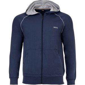 Boss Mix&match 10259900 Sweatshirt Met Rits Blauw Man