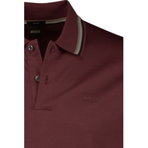 Boss - Penrose Polo - Rood - Katoen - Normale Fit