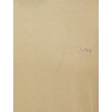 BOSS Botto regular fit trui wol - heren trui middeldik O-hals - beige