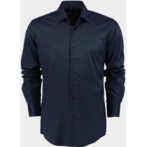 Slim-fit overhemd van hoogwaardig stretchtwill