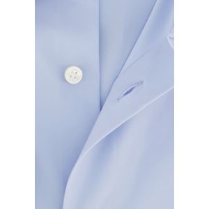 Hugo Boss - Jersey Shirt - Blauw - Klassieke Kraag - Lange Mouwen